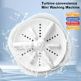 thumbnail image 2 of Mini Turbo Washer - 3-Gear Timing, Energy Saving, Portable USB Mini Turbo Washing Machine for Home and Travel, 2 of 8