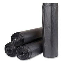 Inteplast Commercial Trash Bags, 55-60 Gallon, Black, 150 Bags