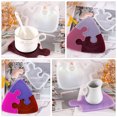 thumbnail image 5 of CIMAXIC 1PC Silicone Coaster Mold Handmade Jigsaw Design Coaster Cup Mat Making Mold,5.51"X4.13"X0.39", 5 of 5