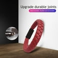 thumbnail image 5 of HomeLife Portable Faux Leather Woven Mini Type-C Micro USB Charging Bracelet Data Cable, 5 of 13