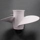 thumbnail image 2 of Boat Propeller 6G1-45943-00-El 8 1/2 X 7 1/2 For Yamaha Outboard Engine 6-8Hp Aluminum Alloy 3 Blade, 2 of 5