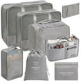 thumbnail image 7 of Travel Bag Set of 7 Packing Cubes Luggage Packing Organizers for Travel Accessories, 7 of 7