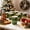 C, variant on Kojanyu Christmas Themed Disposable Paper Tableware, 4 Styles Plates Cups Napkins for Holiday Party Supplies