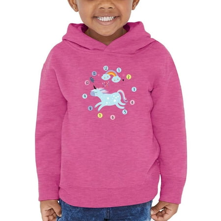 

Unicorn With Clock Hours Hoodie Toddler -Image by Shutterstock 5 Toddler