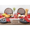 thumbnail image 5 of AMERICAN HOMESTEAD Paper Napkins - Red Disposable Linen-Like Dinner Napkins - Restaurant-Quality Table Serviettes for Weddings, Parties, and Events - 15.75" x 15.75" - 50 Count, 5 of 6