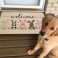 thumbnail image 2 of Easter Doormat Decorative Welcome Outdoor Rug Spring Door Mat Funny Rabbit Bunny Eggs Farmhouse Kitchen Mats, 2 of 6