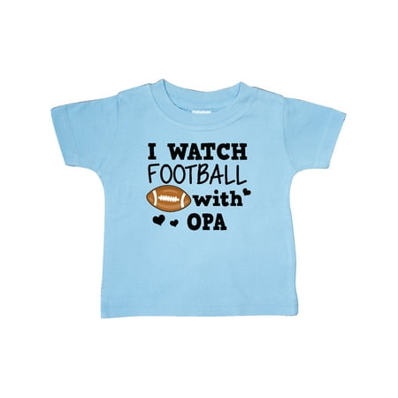 

Inktastic I Watch Football with My Opa Gift Baby Boy T-Shirt