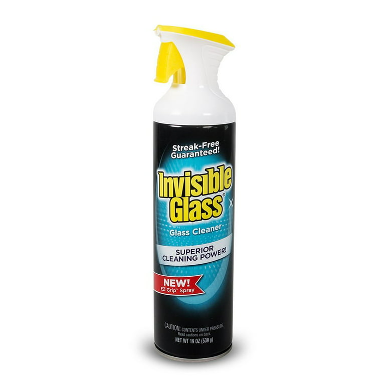 Invisible Glass 91160-6PK Premium Glass Cleaner with EZ Grip 19-Oz