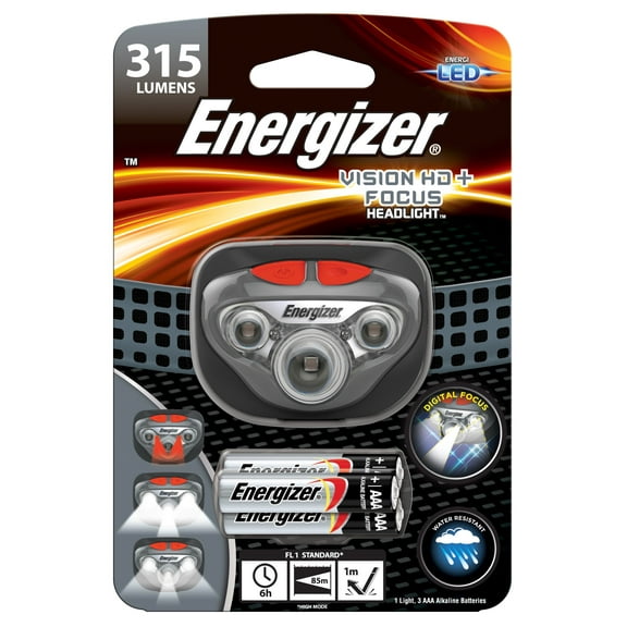 Energizer Vision HD  Focus LED Headlamp (Batteries Included)