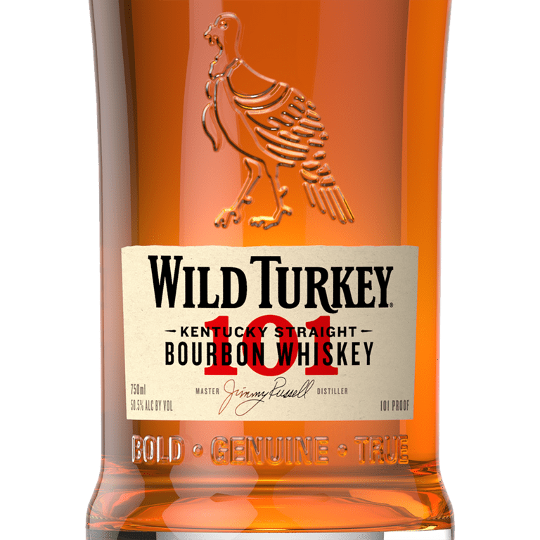 Wild Turkey 101 Bourbon, 750 ml Bottle, 50.5% ABV - Walmart.com Wild Turkey 101 Bourbon, 750 ml Bottle, 50.5% ABV - Walmart.com