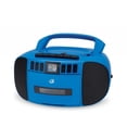 thumbnail image 2 of Boombox portátil GPX BCA209BU con reproductor de CD/cassette azul, 2 of 3
