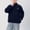 Navy#1, variant on Fesfesfes Kids Fleece Lined Jacket Long Sleeve Zipper Up Outerwear for Boys and Girls Solid Color Stand Collar Warm Winter Casual Coat Childrens Faux Plush Fall Winter Wear(Purple#1,7-8 Years)
