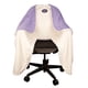 thumbnail image 1 of Manta para Silla de Oficina SnuggleBack Cómoda y Acogedora con Forro de Sherpa, 1 of 8