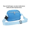 thumbnail image 4 of Nylon Fanny Pack, Bolsa Ligera Con Una Correa Ajustable, Diseño Interior Con Partición Intermedia Para Viajes, Diseño De Cremallera De Capa Interna Cerrada,, 4 of 7