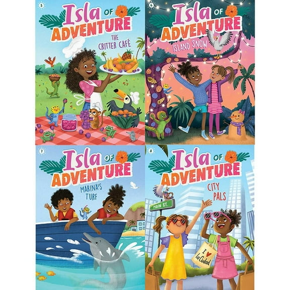 Isla of Adventure The Isla of Adventure Collected Set #2: The Critter Café; Island Snow; Marina's Turf; City Pals, (Paperback)