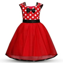 KAWELL Polka Dots Princess Pageant Girl's Fancy-Dress Costume,Child 4T