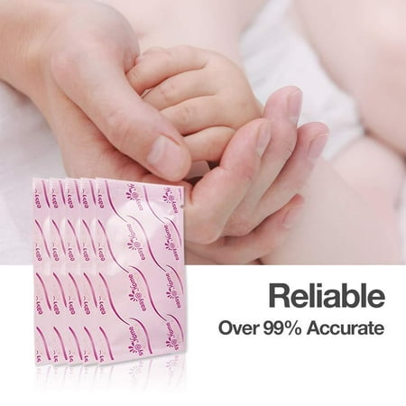 Easy@Home Pregnancy Test Strips for Early Detection, Fertility Test Kit, 20 HCG Tests, Powered by Premom Ovulation Predictor iOS and Android APP, New Version- EZW1-S-20 20 Count (Pack of 1