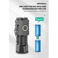 thumbnail image 4 of Aqestyerly New Product 3 * Led Strong Light Multifunctional Flashlight with 3 Eyes Small Steel Type-C Charging Convenience Mini Flashlight Smart Wear and Other HWRETIE, 4 of 8