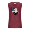 thumbnail image 5 of DIOAZUD Mens Tank Tops USA Eagle of Freedom 4th of July Tank Top Summer Beach Patriotic Muscle Sleeveless Shirts, 5 of 6