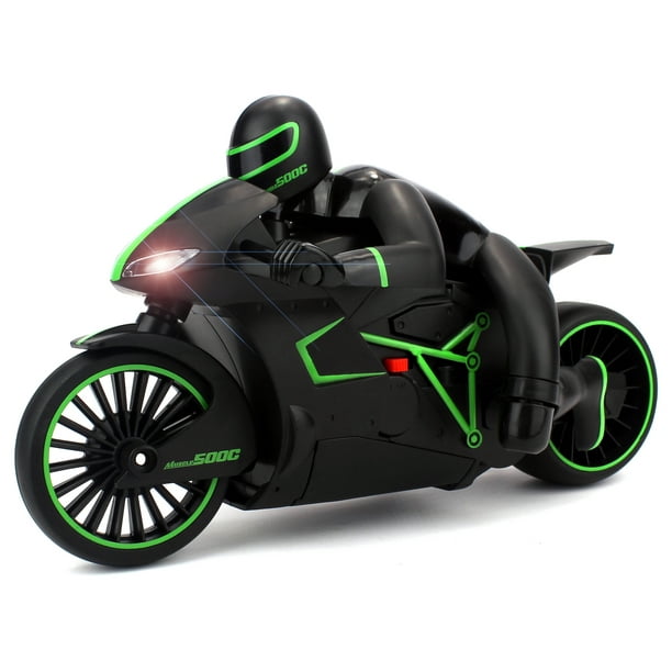 Velocity Toys Lightning Remote Control RC Motorcycle Car 2.4 GHz System Rechargeable RTR w/ Bright LED Headlights (Colors May Vary) - Walmart.com
