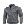 thumbnail image 2 of Pull à Col Montant avec Fermeture Éclair pour Hommes Automne avec Manches Longues, 2 of 5