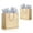 Gold, variant on SHIPKEY 12.5" x 4.7" x 11" Reusable Gift Bags for Weddings, 4 Packs, Blue
