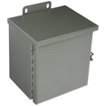 thumbnail image 2 of Wiegmann RHC080806 RHC-Series NEMA 3R Rainproof Hinge Cover Wall-Mount Enclosure, Carbon Steel, Small, 8" x 8" x 6", 2 of 4