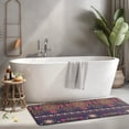 thumbnail image 2 of Purple Boho Tribal Floral and Mandalas Pattern Kitchen Rug Mat,Kitchen Runner Rugs Non Skid Washable,Decorative Kitchen Floor Mats for Kitchen,Sink,Laundry,17"x47.2", 2 of 7