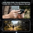 thumbnail image 4 of AGM G3 Flagship Ultra Rugged Smartphone Android 15, 6.72 Inch FHD 120Hz Display, MTK Dimensity 7300, 33W PD Fast/Wireless/Reverse Charging, 10000mAh,Black,6.72", 4 of 8