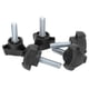 thumbnail image 2 of 5Pcs M8 28mm Tightening Screw ABS Plastic Triangular Shape Head Hand Knob Screw Fastener, 2 of 5