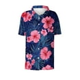 thumbnail image 5 of Weiqiqre Women's Tops Summer Beach Shirt Tropical Shirts Womens Hawaii Button Down Short Sleeve Blouses Button Up Tops, 5 of 5