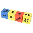 thumbnail image 3 of 12x Soft Colourful Foam Large Dice Toy Game Party Loot Filler D6W0, 3 of 5
