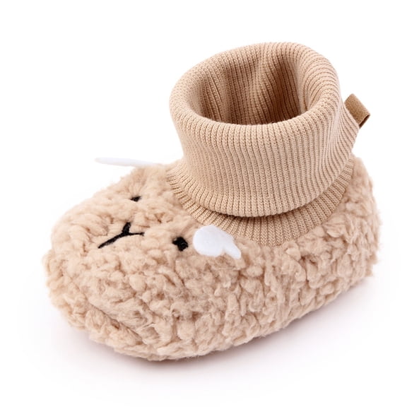 LIUYUNNN Baby Sneakers Winter Warm Soft Sole Walking Shoes For 0 2 Years Boys Girls Toddler First With Toddler Shows, Size 0-6 Months