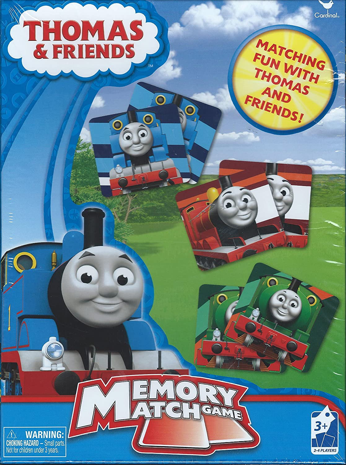 Memory Match Game 72 Cards Thomas the Train 