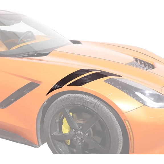 TINKI PVC Material Waterproof Headlight Decal Vinyl Sticker Decal for Chevrolet Corvette C7 2014 2015 2016 2017 2018 2019 Car Headlight Decal Exterior Accessories