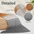 thumbnail image 3 of Burnt Orange Gray Ombre Long Body Pillow Covers, Vintage Farmhouse Wooden Soft Breathable Throw Pillow Cases with Invisible Zipper, Decorative Pillowcase Pillows Protectors for Sofa Bed Couch 20"x60", 3 of 9