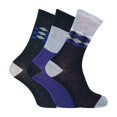 thumbnail image 1 of 6 Pack Mens Patterned Blue Argyle Striped Cotton Socks in a Gift Box, 1 of 2