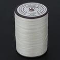 thumbnail image 3 of 0.45mm Leather Sewing Wax Cord 160m/Roll Handwork Knitting Craft Wax Thread(Rice white), 3 of 8