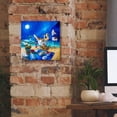 thumbnail image 5 of Epic Graffiti 'Just Perfect At Vlees Bay' by Ronald West Canvas Wall Art, 12" x 12", 5 of 8