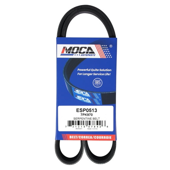 MOCA AUTOPARTS 7PK970 Serpentine Belt Fit for 2011-2016 Kia Optima 2.4L & 2013 & 2016 Kia Optima 2.0L & 2011-2012 Hyundai Sonata 2.4L