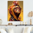 thumbnail image 2 of Designart Stylish Arabic Woman With Floral Hijab I Canvas Wall Art, 2 of 5