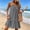 *Gray, variant on ClodeEU Women's Linen Blend Spaghetti Strap Sundress with Ruffle Hem ,Casual Sleeveless Beach Vacation Dress Black,Women's Plus L