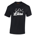 thumbnail image 2 of Respect My Tshirt - Libra Zodiac Sign Graphic T-Shirt, Astrology Symbol Design, Crew Neck, Black, XL, 2 of 5