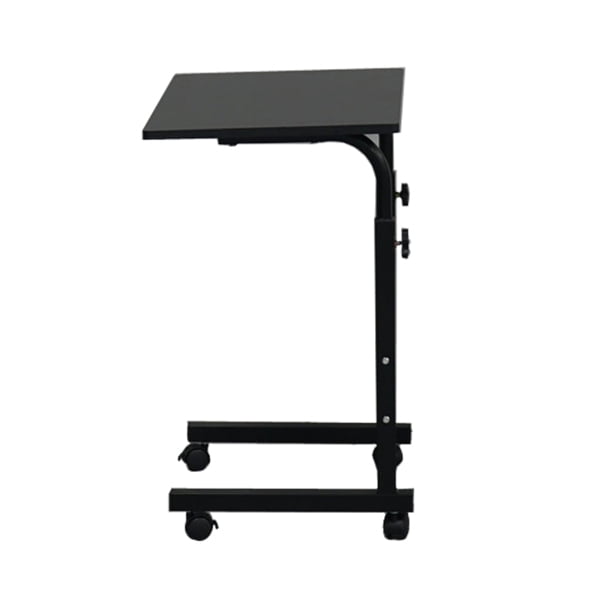 Alvantor Adjustable Height Rolling Computer Desk, 23.6 x 15.7 in, Black