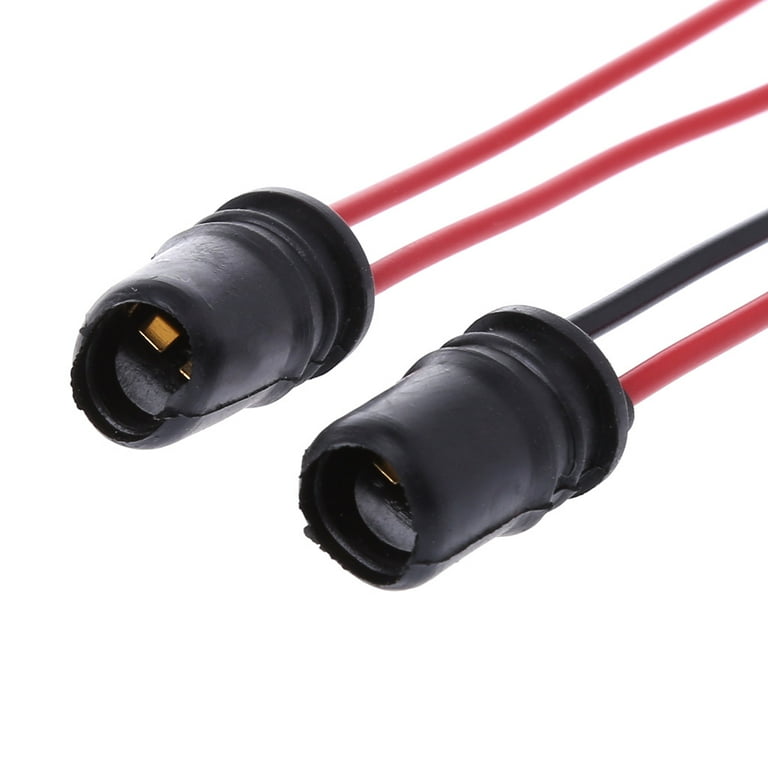 T10 W5w Auto Light Bulb Socket Lamp Holder Connector Extension X 2 | UK