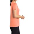 thumbnail image 3 of Mafoose Women's Short Sleeve Posi-UV Pro Scoop Neck Tee Soft Coral Medium, 3 of 5