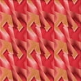 thumbnail image 1 of Ahgly Company Machine Washable Indoor Square Transitional Bright Orange Area Rugs, 5' Square, 1 of 7