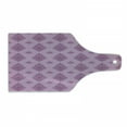 thumbnail image 1 of Damask Cutting Board, Nostalgic Curvy Ornaments Purple Tones Illustration, Decorative Tempered Glass Cutting and Serving Board, in 3 Sizes, by Ambesonne, 1 of 2