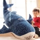 thumbnail image 4 of 50/100CM Nuevos juguetes de peluche de tiburón azul de dibujos animados Peces grandes Ballena Bebé Suave Animal Almohada Muñecas Niños Regalos de Cumpleaños, 4 of 4