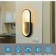 thumbnail image 5 of Lámpara de pared LED Aplique de pared interior, Lámpara de pared LED moderna 18W Blanco cálido 3000K, Lámpara de interior de hierro y aluminio 900LM AC180-265V para sala de estar Dormitorio Pas, 5 of 5